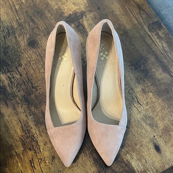 Vince Camuto Shoes - Vince Camuto Women's Blush Suede Heels